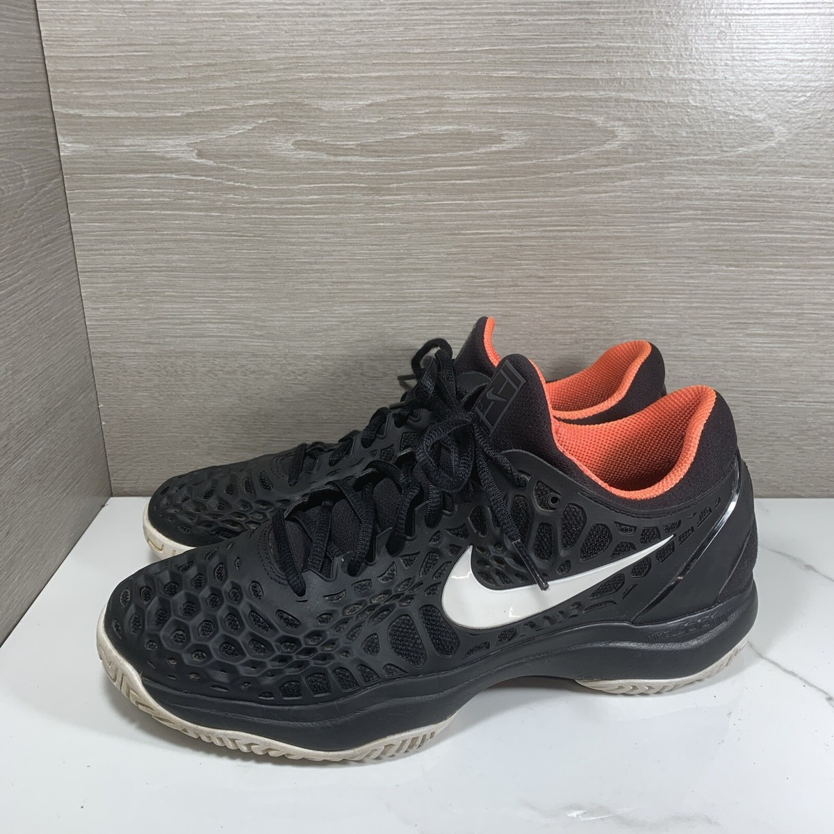シューズ(男性用) Nike Air Zoom Cage 3 HC 27cm Nike Air Zoom Cage 3 HC Rafael Nadal Ltd. Ed. Black & Gold 918193