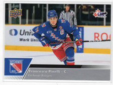 Francesco Pinelli 22-23 Upper Deck CHL Base Common #95 Kitchener Rangers