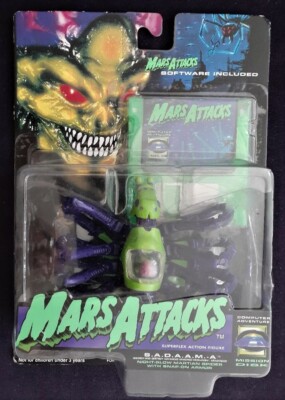 Mars Attacks S.A.D.A.A.M.A. Superflex Action Figure Trendmasters w/Software NEW 