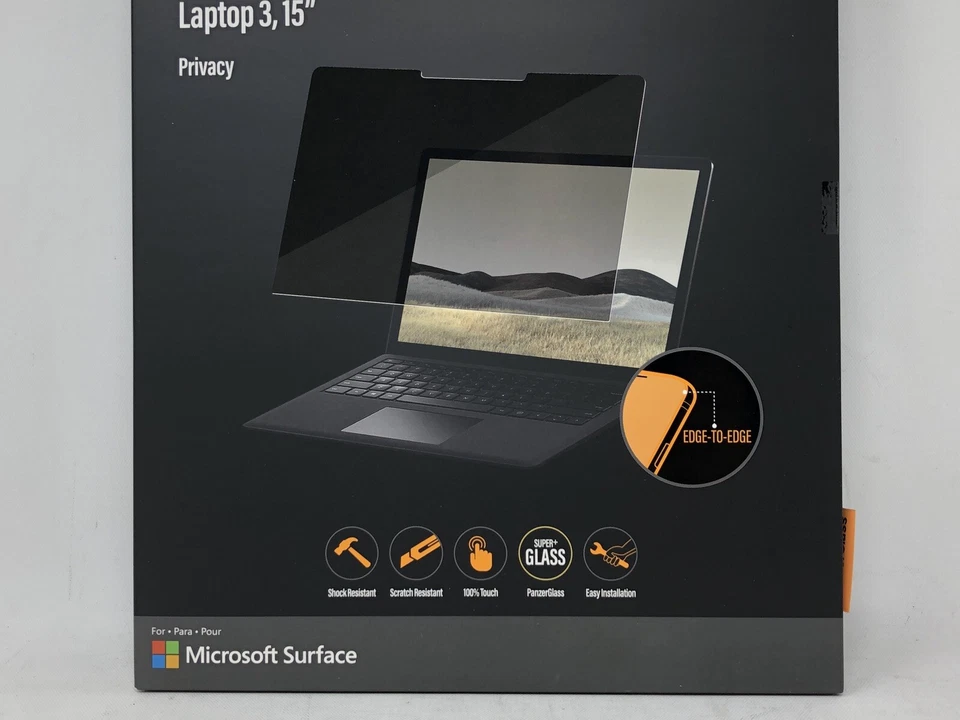 PanzerGlass Microsoft Surface Laptop 15" Clear Screen Protector Tempered Glass - Image 3 of 4