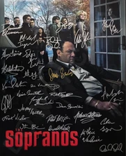 Sopranos Cast Autographed 8x10 Photo Reprint Signed Auto James Gandolfini