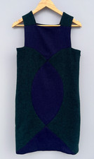 Stunning Rare Vintage GIANNI VERSACE COUTURE Wool Designer Mini Dress Size 42/8