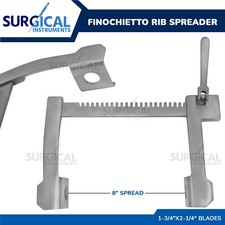 Finochietto Rib Spreader 1-3/4"x2-1/4" Blade 8" Spread Veterinary German Grade