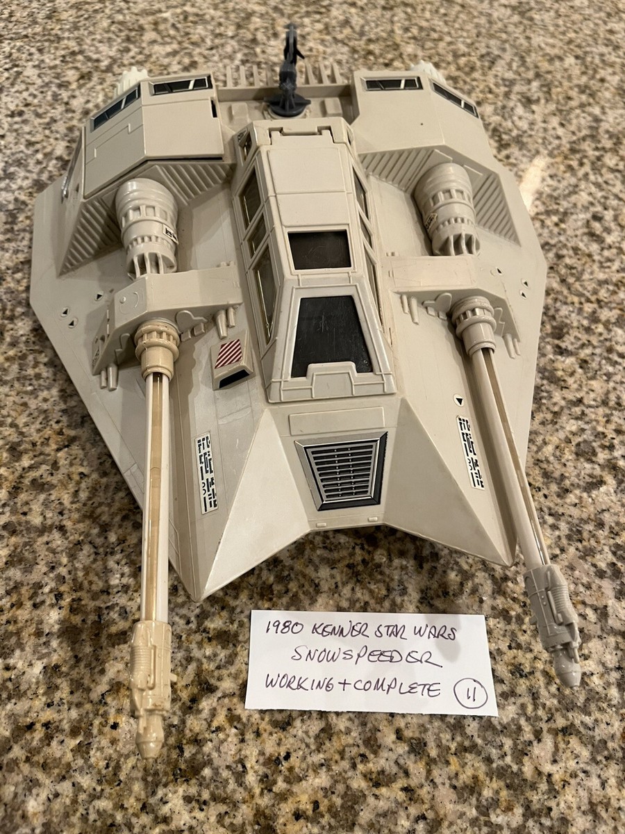 オールドケナーSnow Speeder 1980年 1980 VINTAGE KENNER STAR WARS SNOWSPEEDER - WORKING