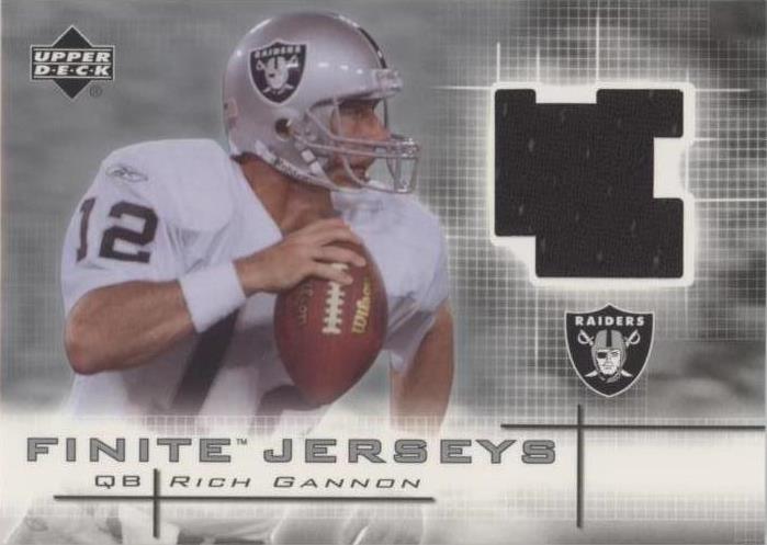 2003 Upper Deck Finite Rich Gannon #FJ-GA - 1 of 2