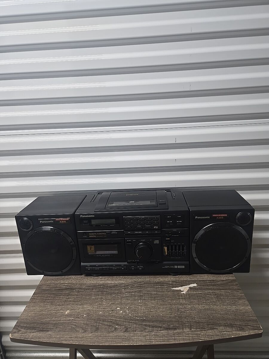 PANASONIC RX-DS660 Stereo Boombox Cassette AM/FM Radio PANASONIC RX-DS660 Stereo Boombox Cassette AM/FM Radio