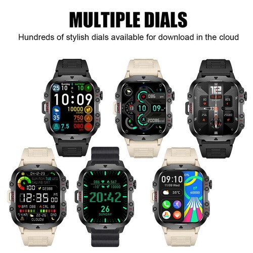 Smart Watch QX11 Military Tactical Men Sport Fitness Tracker Wristwatch - Zdjęcie 7 z 22