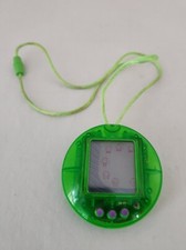Trendmasters 1997 Green Baby Byte Virtual Toy As Is for Parts or Repair