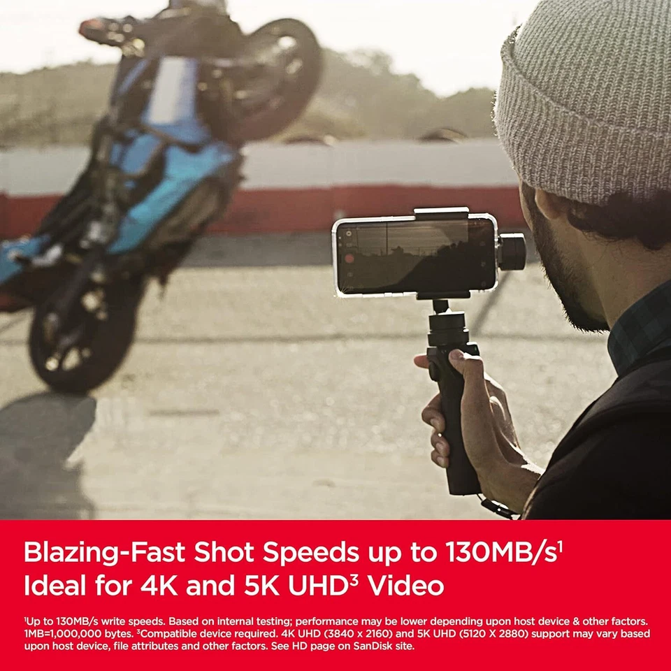 SanDisk Extreme 1TB Micro SD U3 A2 V30 Memory Card for GoPro DJI Drones 4K Video - Image 2 of 4