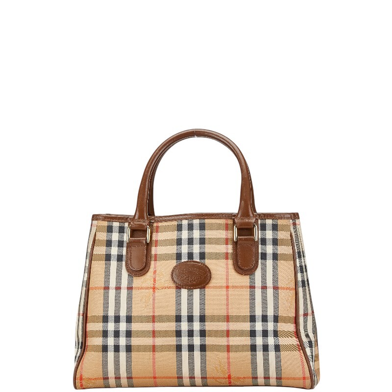 BURBERRY Nova Check shadow horse Tote Bag handbag Women