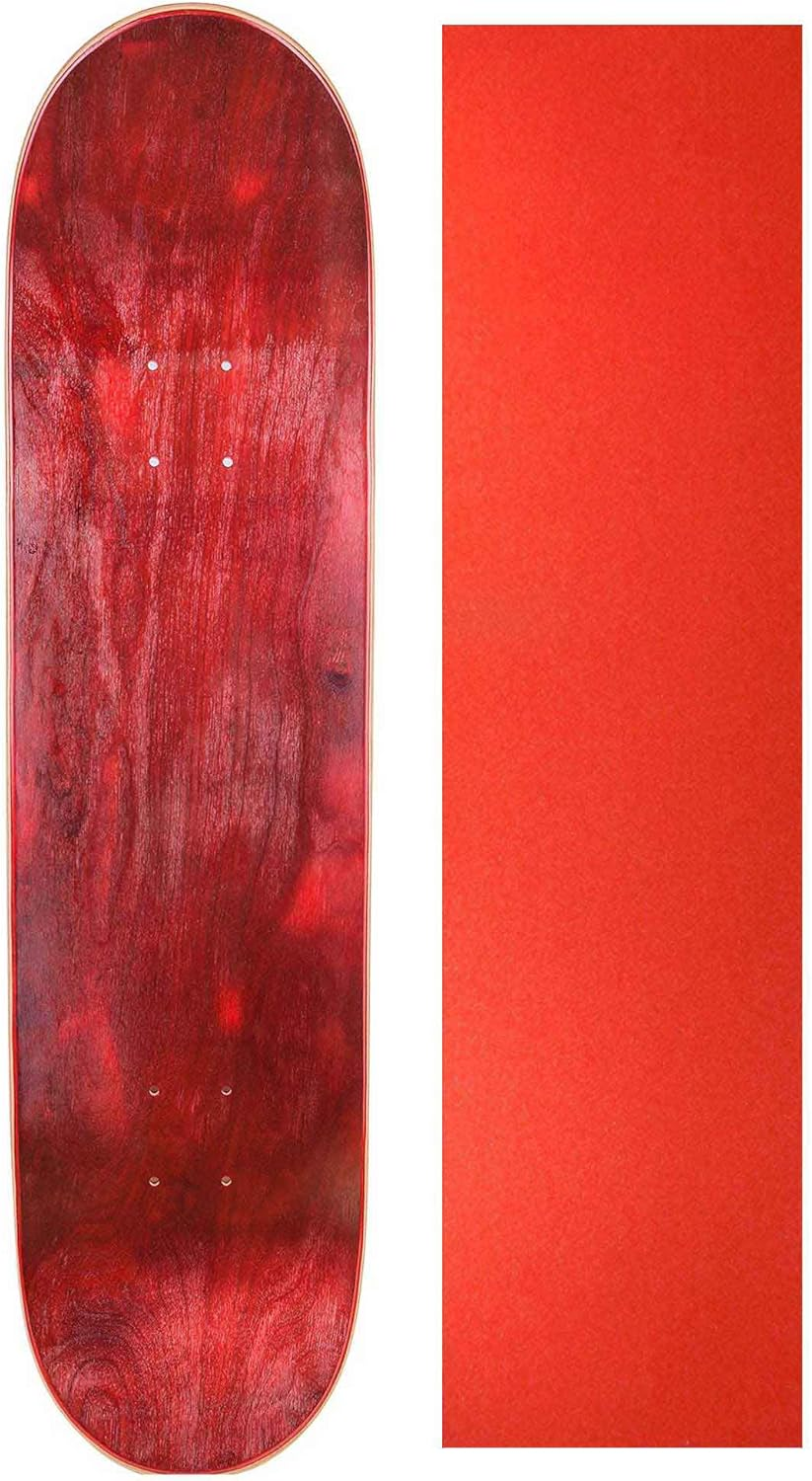 Blank Skateboard Deck with Color Grip Tape-image