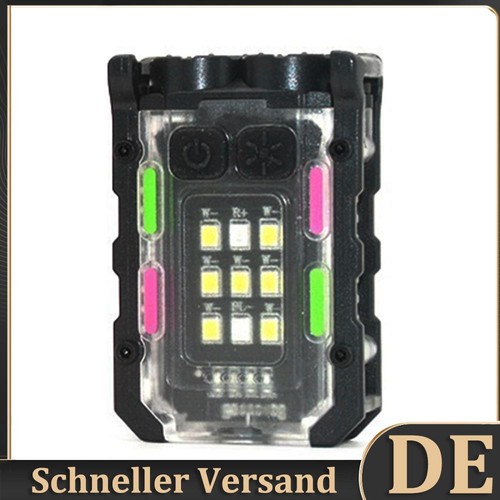 LED Mini Keychain Taschenlampe 400mAh tragbare Hatcliplampe für die Nacht laufen