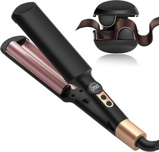Hair Curler, Curling Tongs Curling Wand Large Barrel Curling Iron for Long Thick