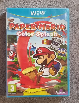 *sealed* Nintendo Wii U - Paper Mario Color Splash