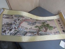 Chinese Su Silk Embroidery Painting Riverside Scene at Qingming Festival 42"