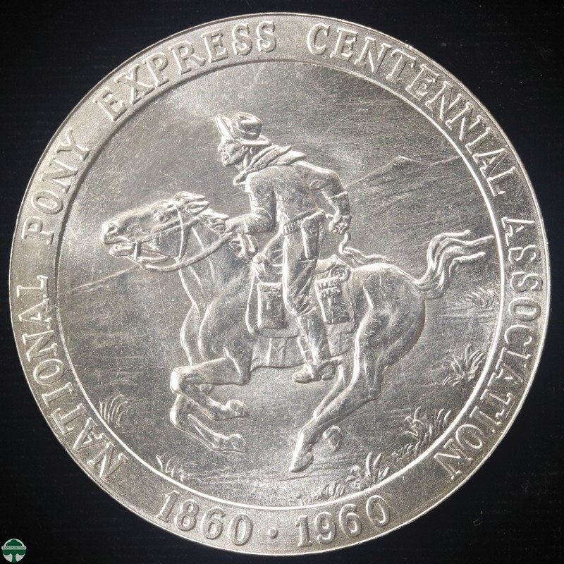 So Called Dollar HK#582 - 1960 Silver Pony Express Centennial