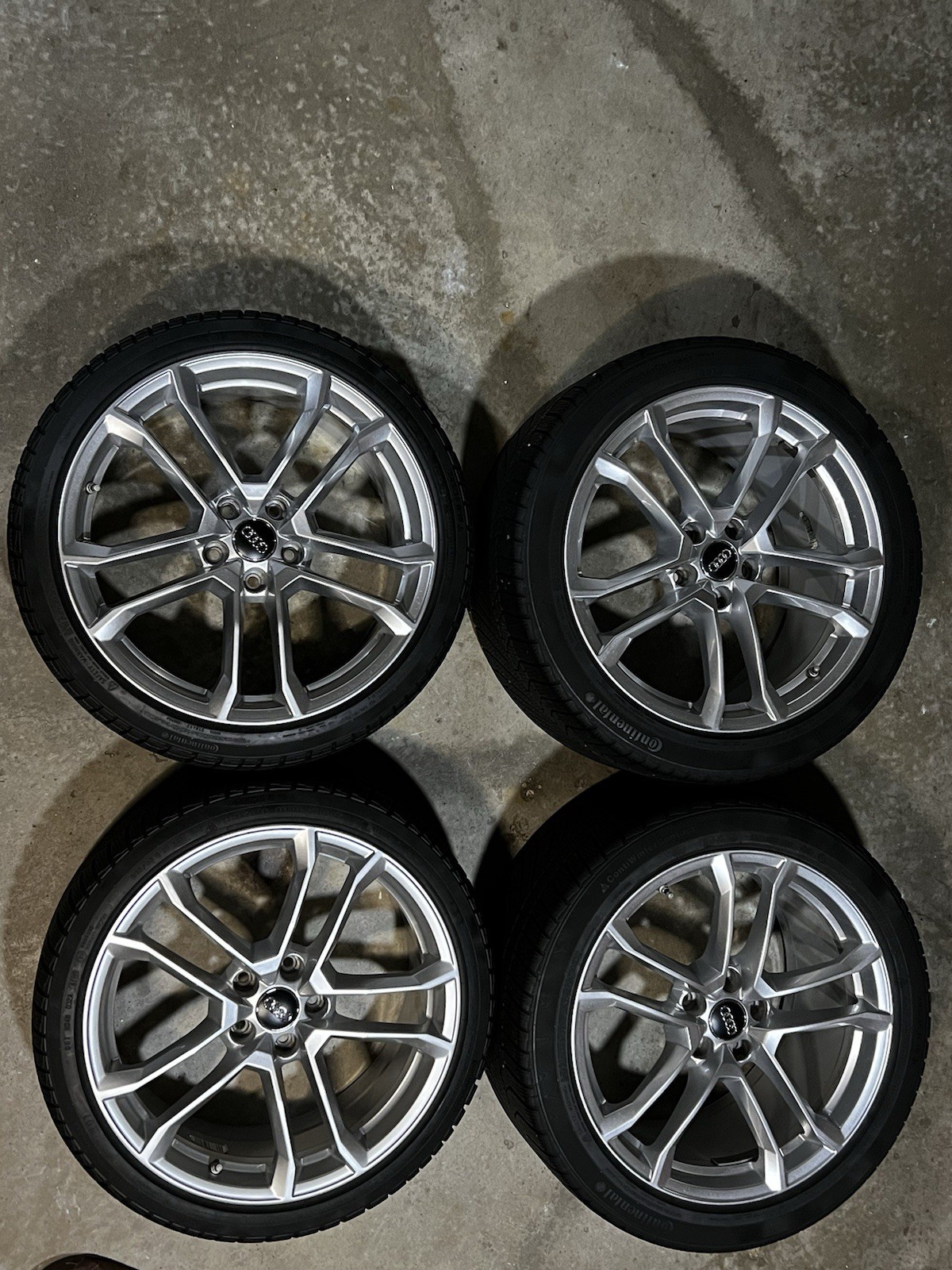 Audi R8 19” Rims Oem 08-up Genuine Factory Wheel SET OF 4 With Winter Tires
