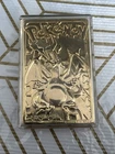 Charizard Pokemon 23K Gold Plated Trading Card Burger King 1999