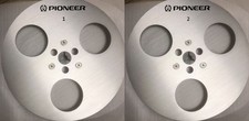 New One Pair Pioneer silvery 7'' Tape Reel Light Metal Aluminum Take Up Reel