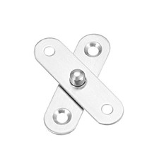 8 Sets Stainless Steel 360 Degree Rotating Door Pivot Hinge 57mm x 16mm