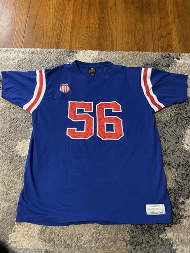 New York Giants, PJ Mark, Lawrence Taylor 56 Stadium Shirt, XL, Cotton, Vtg.