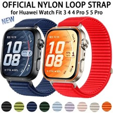For Huawei Watch Fit 5 Fit 4 Pro Fit 3 Sports Nylon Watch Strap Band Bracelet
