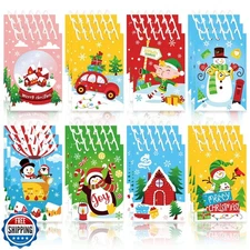 LOAVER 24 Pack Christmas Mini Spiral Notepads for Kids,Holiday Me