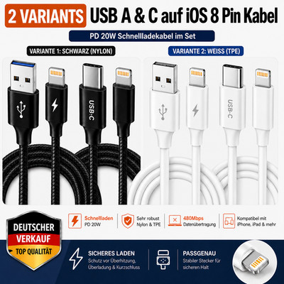 Schnell Ladekabel für Original iPhone 7 8 X XS XR 11 12 13 14 Pro Max Apple iPad