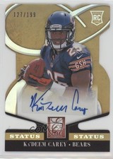 2014 Panini Elite Rookie Status Gold Die-Cut 127/199 Ka'Deem Carey #154 Auto 0v0