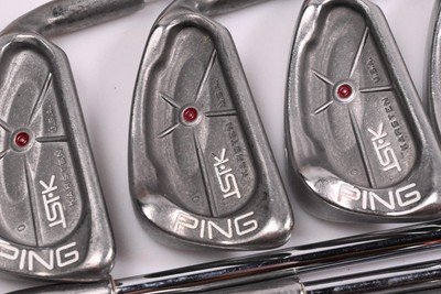 Ping ISI-K Eisen / 3-PW+SW / Maroon Dot / Regular Flex Ping Cushin JZ Blue