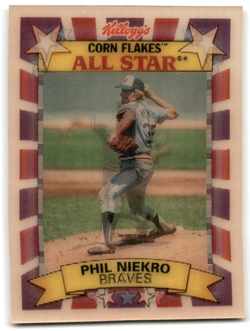 1992 Kellogg's Frosted Flakes All Stars #NNO Phil Niekro