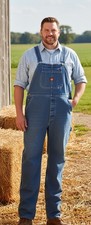 Vintage Big Ben Men s Denim Bib Overalls Carpenter Farmer 44x30
