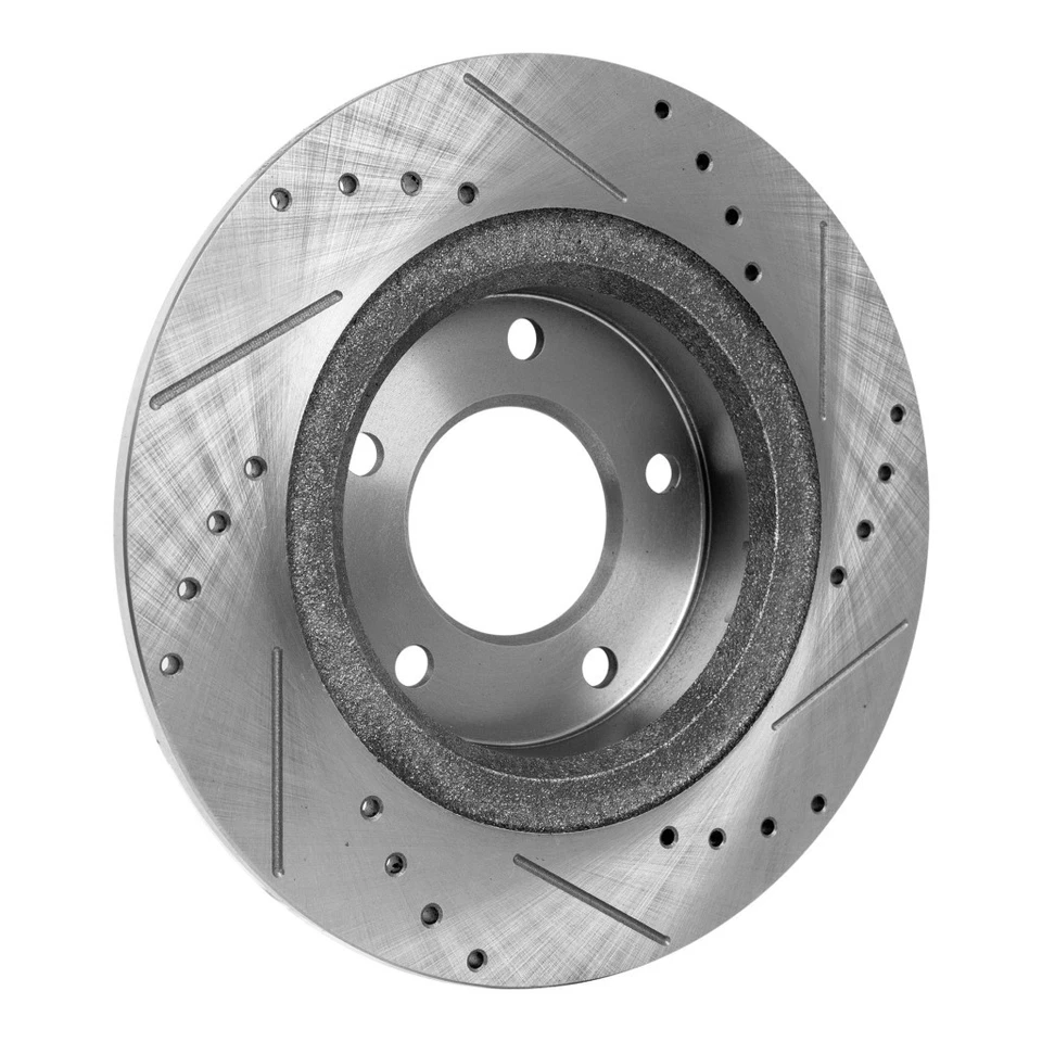 For Mazda 626 1998-2002 Brake Disc Driver OR Passenger Side | Single Piece Rear - Image 2 of 4