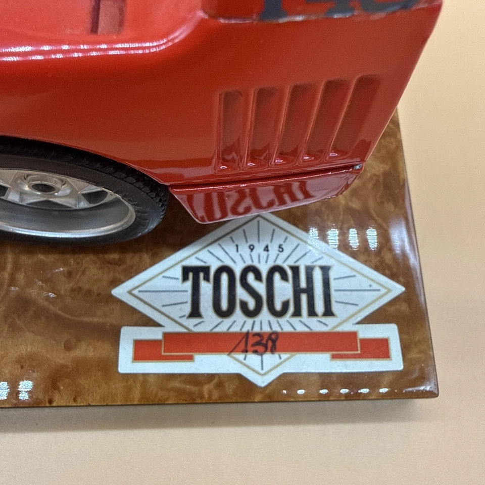 Ferrari F40 Die Cast 1/18 Burago 1987 Hecho en Italia - Toschi LE De 50 RARO Foto 3 de 4