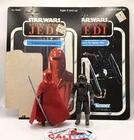 Vintage Kenner Star Wars Royal Guard & TIE Fighter Pilot Complete W/Card Backs