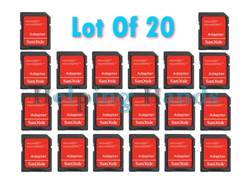 20 - OEM Red SanDisk microSD to SD SDHC SDXC Adapter fit 4GB 8GB 16GB 32GB 64GB - Image 4 of 4