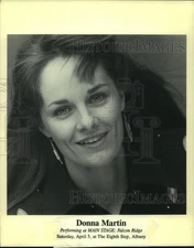 Press Photo Donna Martin, Performing at Falcon Ridge, The Eighth Step, Albany