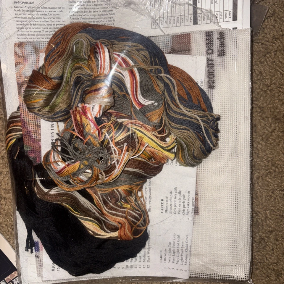 Dimensions All Burned Out Needlepoint Kit - New - Image 2 of 4