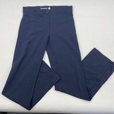 BETABRAND Classic Dress Pant Yoga Pant Size S Petite W0076-DNV Navy Blue Stretch