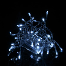 Battery Operated Christmas Lights,8 Flashing Mode 13 Ft Short Clear