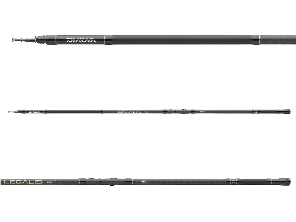 NEUF 2026 Daiwa Legalis Tele Trout 4-brins Canne Telescopique Truite - Photo 2/4