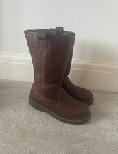 Dr Martens Slip On Belsay Teak Steel Toe 25045214 Classic Doc- Hardly Worn Size5