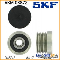 Generatorfreilauf Skf VKM03872 FüR Bmw 3Er 3Er Touring 1Er