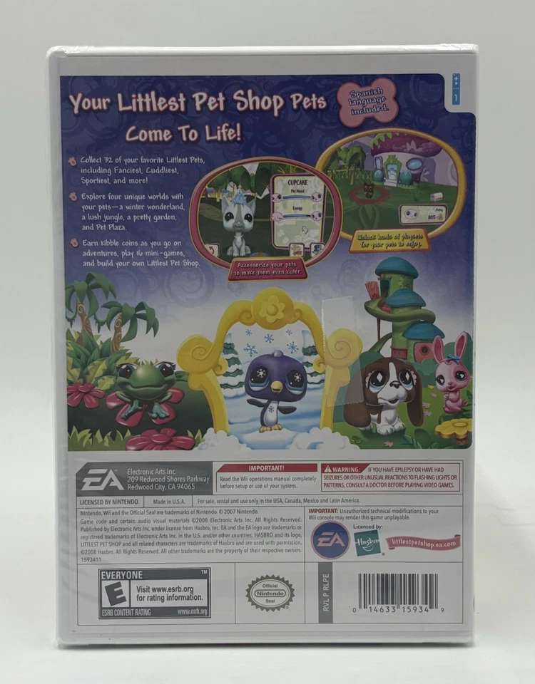 Nintendo Wii Littlest Pet Shop Friends *New & Sealed* Rare OOP - Image 2 of 4