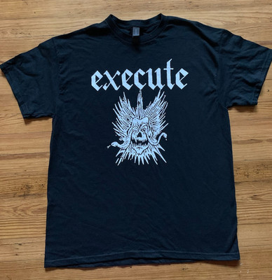 EXECUTE T-Shirt Japanese Hardcore Punk Crust D Beat Band Merch Tee UK RAW