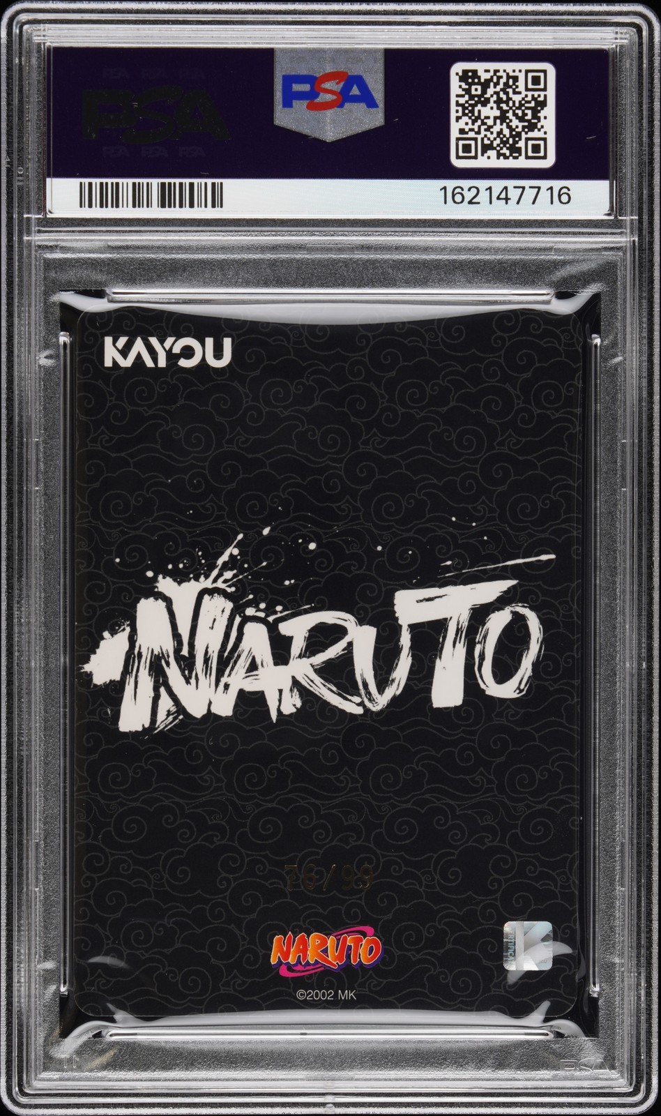 2026 KAYOU NARUTO SMRITI COLLECTIBLE CARD #005L5 CHOJI 76/99 PSA 10 view 2
