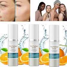 3 PCS Total Package Serum, All-In-One Vitamin C, Hyaluronic Acid, Peptides Serum