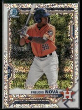 2021 Bowman #BCP-56 Freudis Nova Chrome Prospects Speckle Refractor #/299