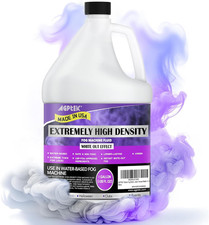 1Gal Fog Machine Liquid, Extreme High Density Fog Juice, Water-Based