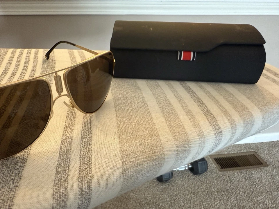 CARRERA GIPSY Polished Gold Frame Bronze Lens Sunglass GIPSY65 AOZ70 - Image 2 of 4